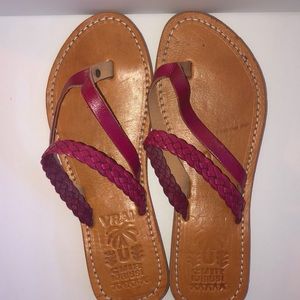 Moroccan leather sandals